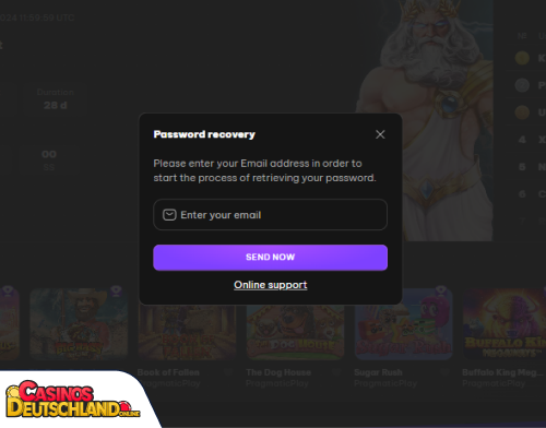 LuckyHour Casino Problem beim Einloggen