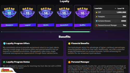 LuckyHour Casino vip program