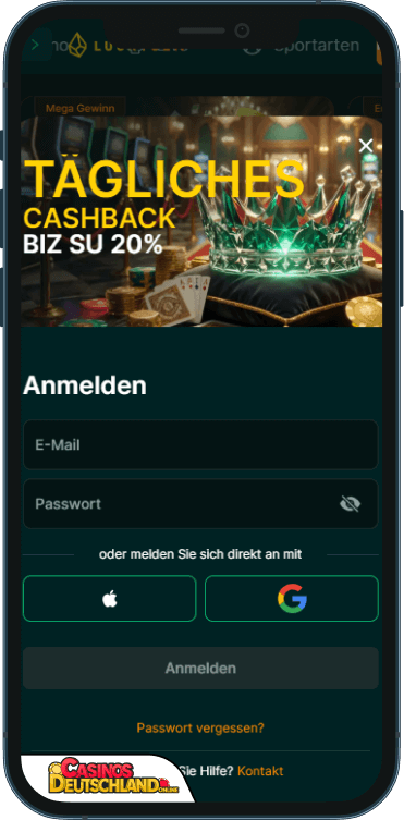 Luckygem Casino Anmeldung