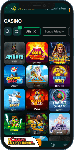 Luckygem Casino Mobile app