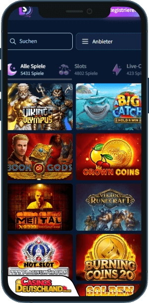 Lunarspins Casino Mobile app