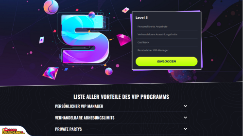 Lunubet Casino vip program
