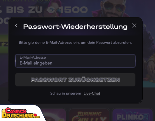 Mad Casino Problem beim Einloggen