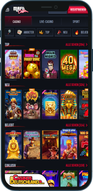 Mafia Casino Mobile app