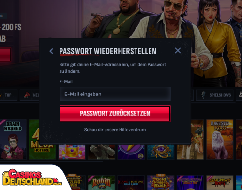Mafia Casino Problem beim Einloggen