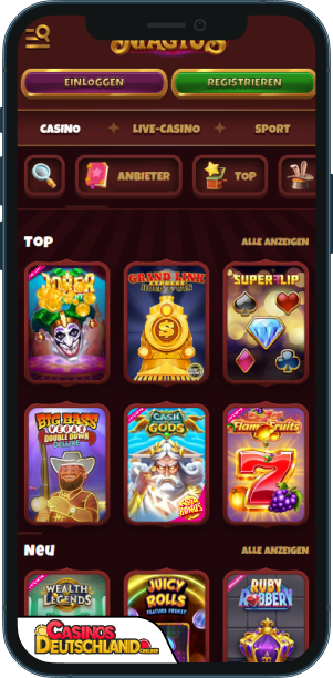 Magius Casino Mobile app