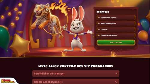 Magius Casino vip program