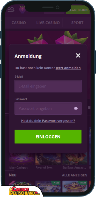 Malina Casino Anmeldung