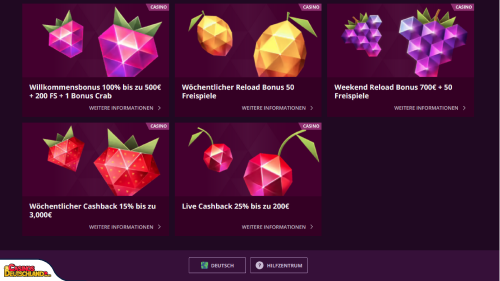 Malina Casino Bonus