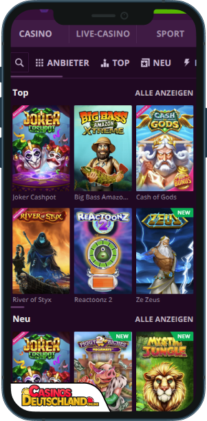 Malina Casino Mobile App