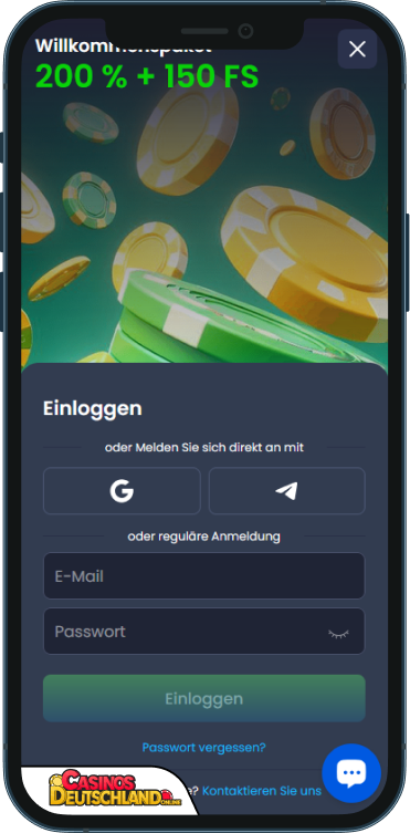 Mega.bet Casino Anmeldung