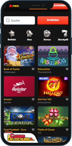 MegaRich Casino Mobile app