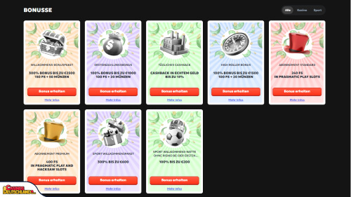 MegaRich Casino bonus