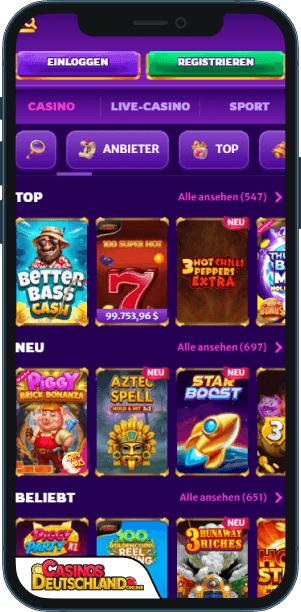 Midarion Casino Mobile app