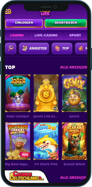 MidasLuck Casino Mobile app