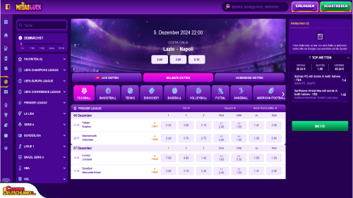 MidasLuck Casino Sport