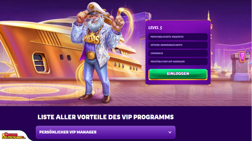 MidasLuck Casino vip program