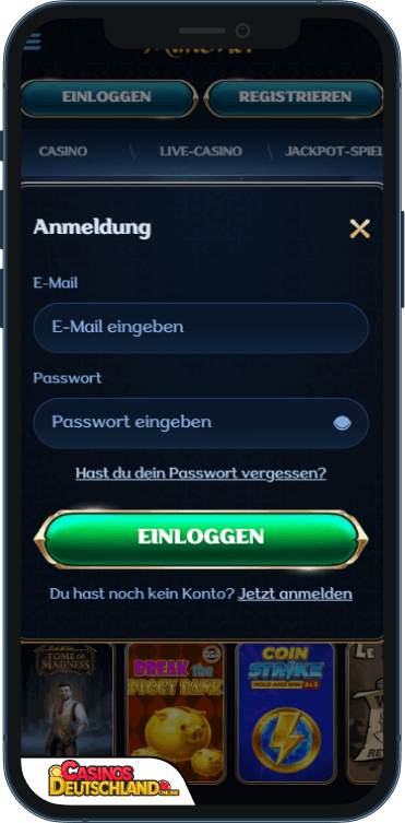 Millioner Casino Anmeldung