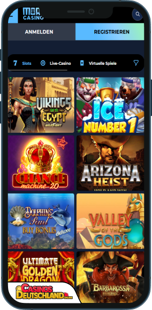 Moana Casino Mobile app