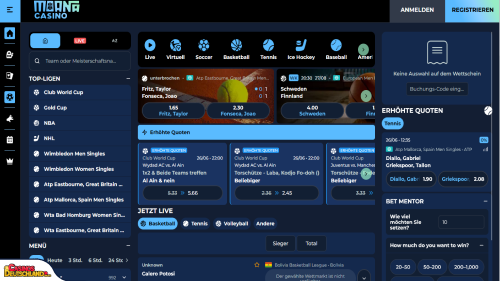 Moana Casino Sport