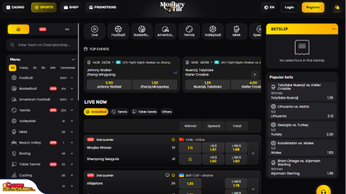 Monkey Tilt Casino Sport