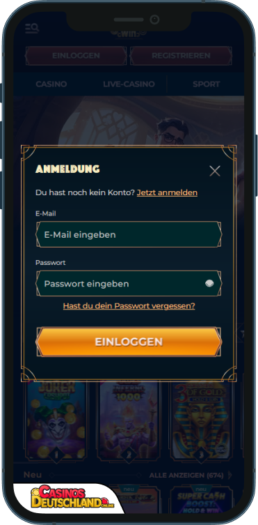 MonsterWin Casino Anmeldung