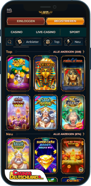MonsterWin Casino Mobile app