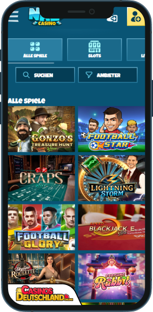 Nalu Casino Mobile app