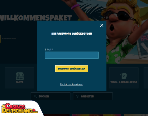 Nalu Casino Problem beim Einloggen