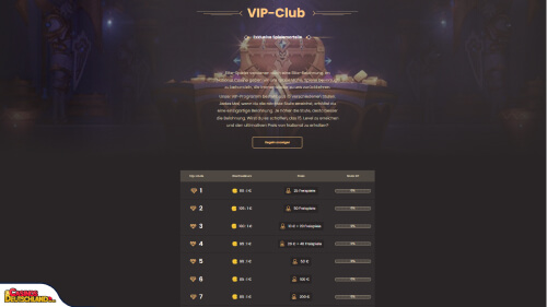 National Casino vip program