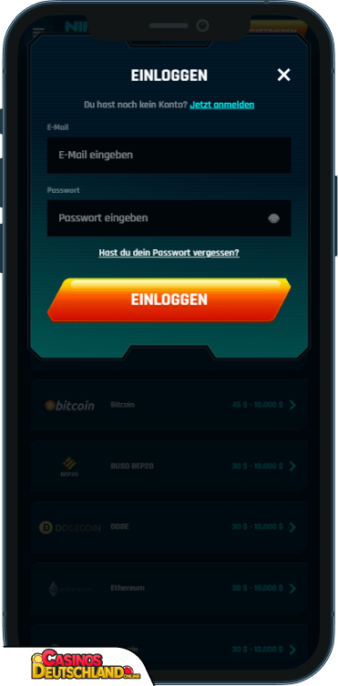 Ninlay Casino Anmeldung