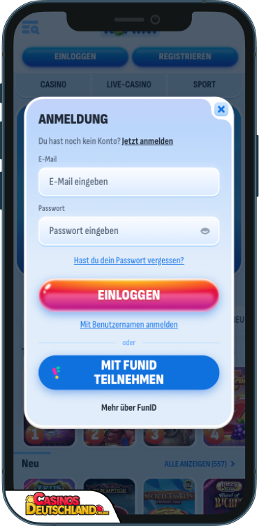 Nomini Casino Anmeldung