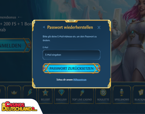 Oceanspin Casino Problem beim Einloggen