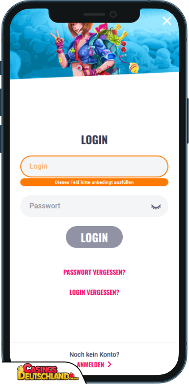 OhMySpins Casino Anmeldung