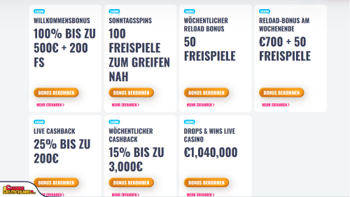 OhMySpins Casino bonus