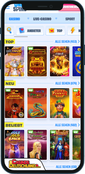 OnlySpins Casino Mobile app
