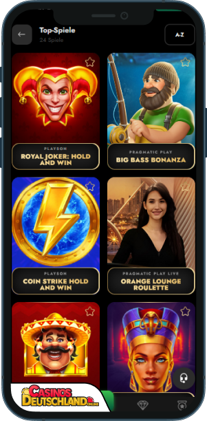 OscarSpin Casino Mobile app