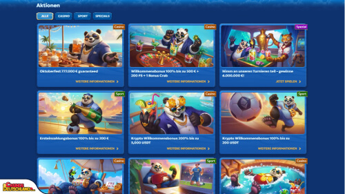 Pandido Casino bonus