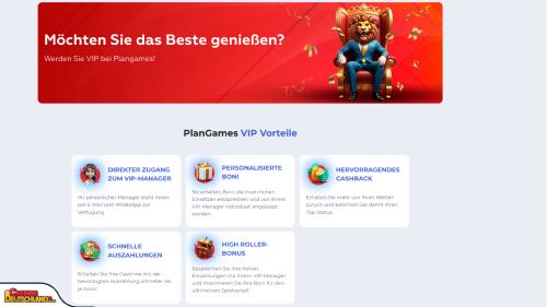 PlanGames Casino vip program