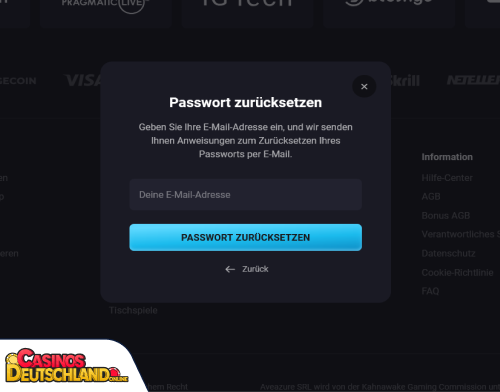 PlayMojo Casino Problem beim Einloggen