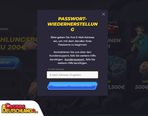 PowBet Casino Problem beim Einloggen
