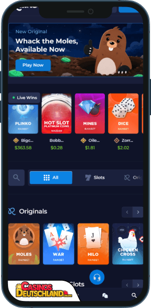 Rainbet Casino Mobile app