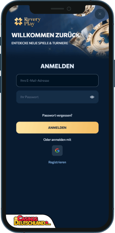 Revery Casino Anmeldung