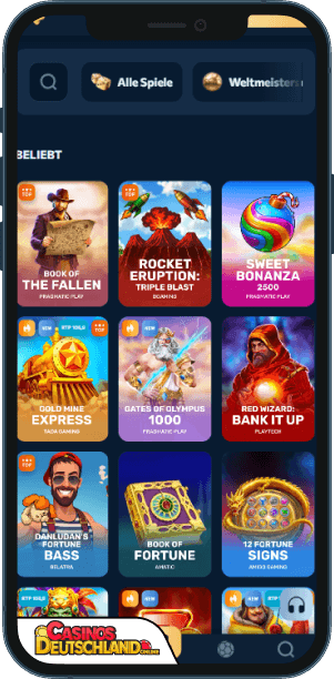 Revery Casino Mobile app