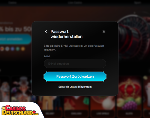 Revolution Casino Problem beim Einloggen