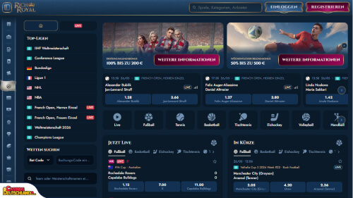 Rich Royal Casino Sport