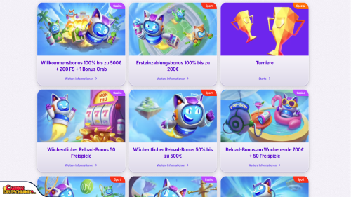 Robocat Casino Bonus