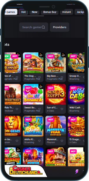 RockWin Casino Mobile app