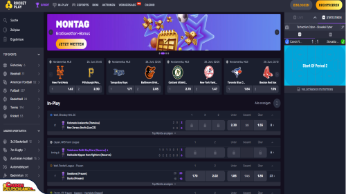 Rocket Play Casino Sport