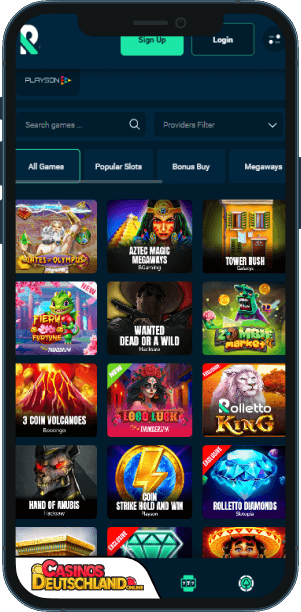 Rolletto Casino Mobile app